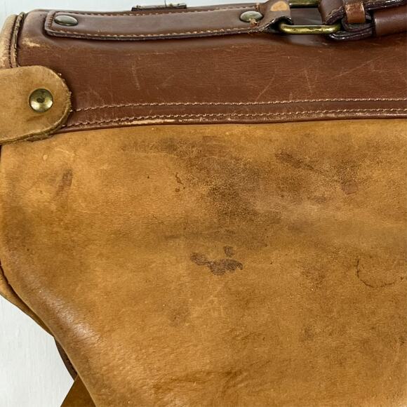 Unisex Brown Genuine Leather Crossbody Messenger Saddle Bag - Picture 4 of 16